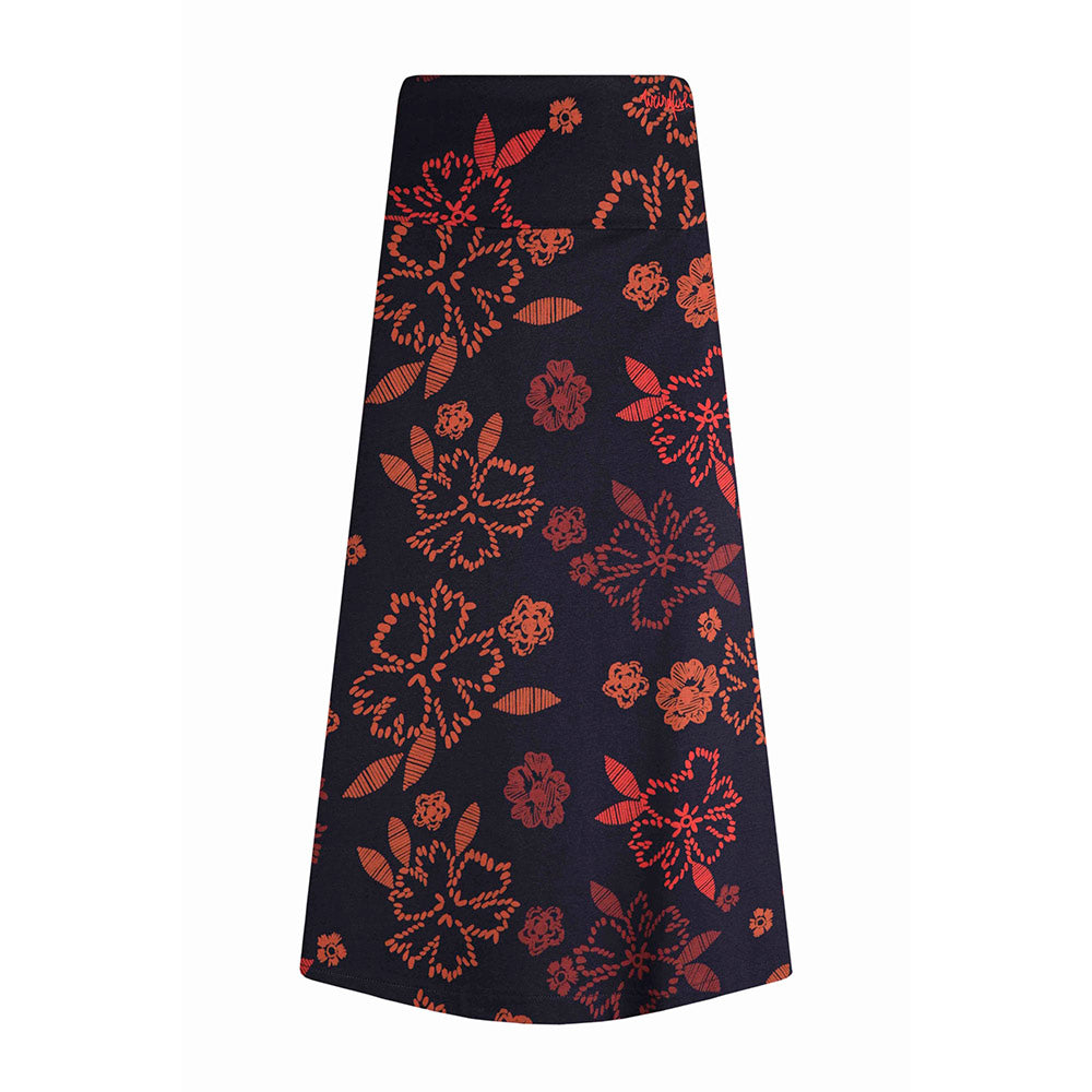 Malmo Jersey Skirt  - Nightshade