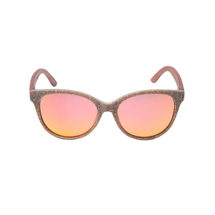 Wooden Waves Yugen Coffee Sunglasses - Orange