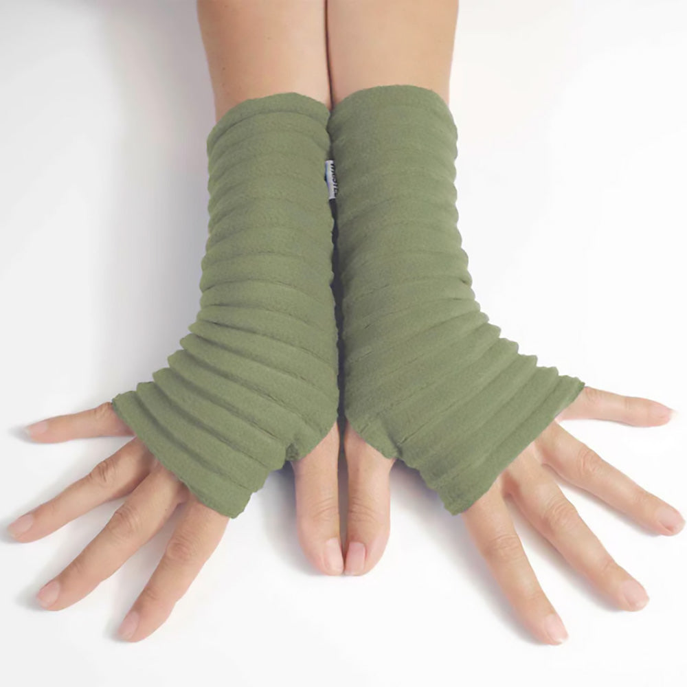 Wristee Fingerless Gloves - Avocado