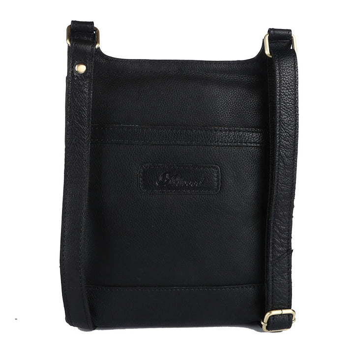 Ashwood Leather Large Travel Shoulder Bag in Black