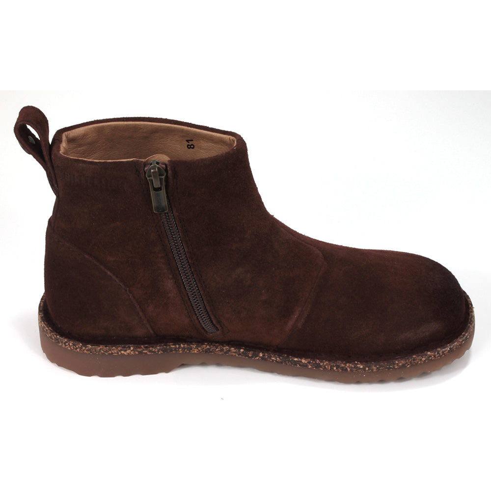 Birkenstock Melrose High Suede Leather Boots, Espresso