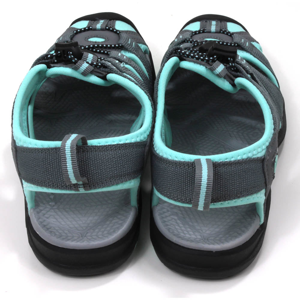Cotswold Marshfield Grey and Turquoise Sandals