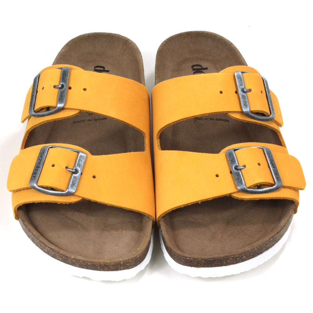 Lazy Dogz Rocco Suede Sandals in Mustard
