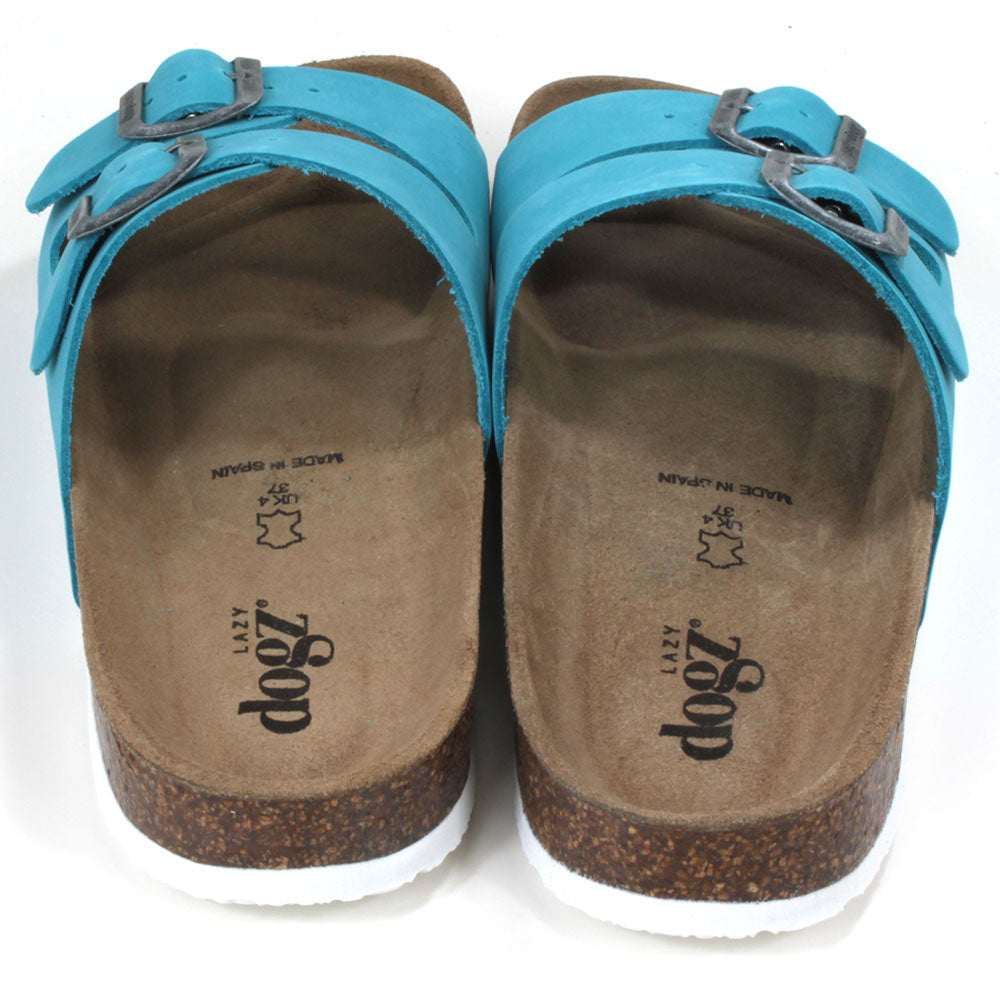 Lazy Dogz Rocco Suede Sandals in Teal