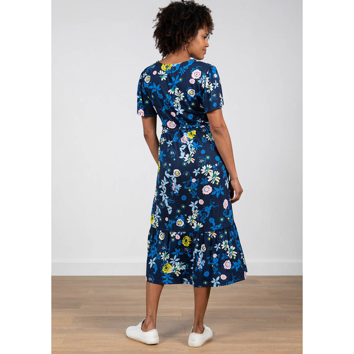 Lily & Me Navy Marguerite Collage Dress