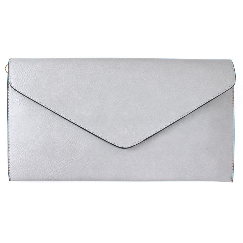 Envelope Bag with Strap Grey