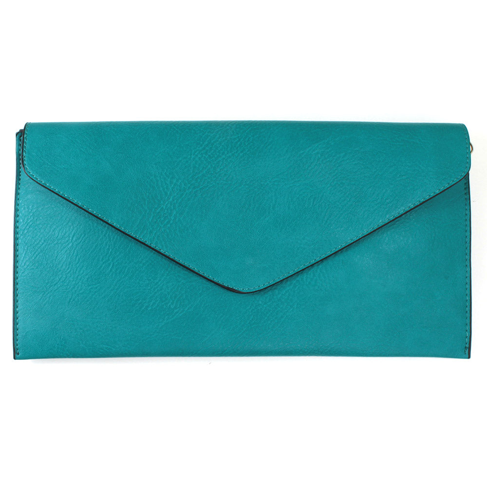 Envelope Bag with Strap Teal