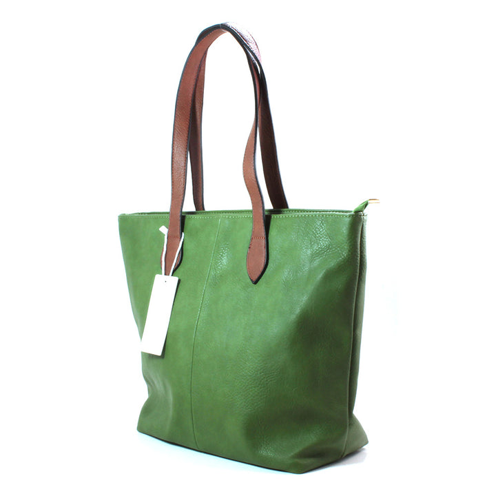 Tote Zip Bag in Green