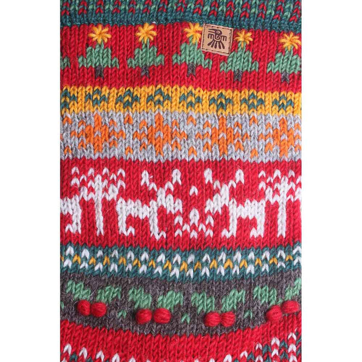 Pachamama Reindeer Christmas Stocking