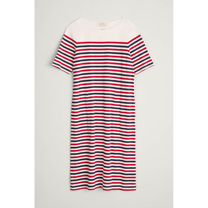 Seasalt Cornwall Red & Blue Striped Dress