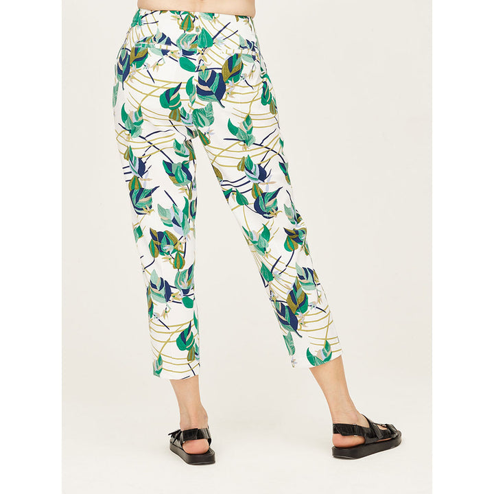 Thought London Print Cropped Trousers