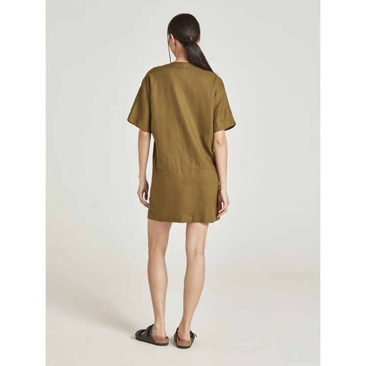 Thought Easy Hemp Tunic in Caper Green