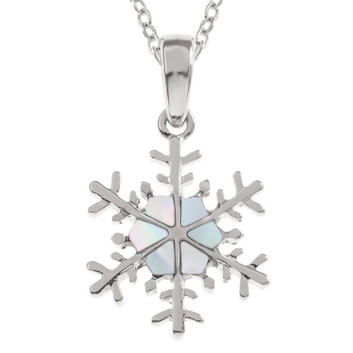 Snowflake Paua Necklace